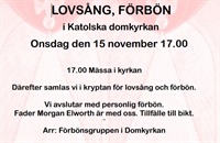 Lovsång och förbön i Katolska domkyrkan