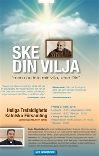 Ske Din Vilja. Reträtt Jakobsberg 27-28 april
